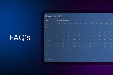 Google Calendar widget FAQ